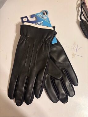 Men's Black Leather gloves